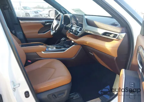 2021 Toyota Highlander Platinum from USA, damaged, VIN 5TDFZRAH7MS051426